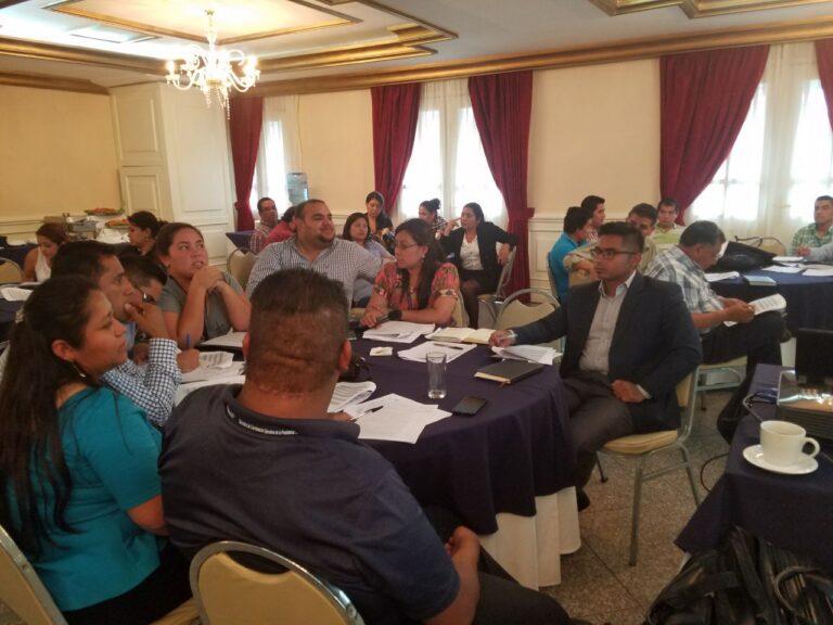 Capacitación a Promotores Sociales sobre Ranking de Gestión Municipal.