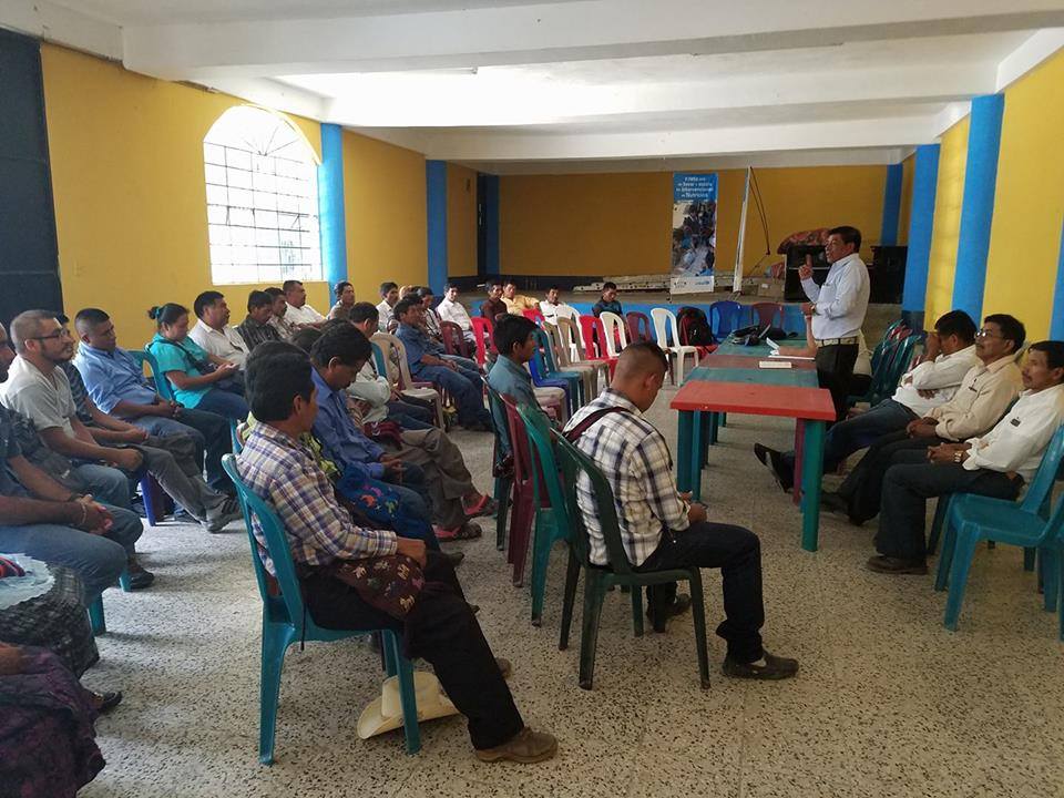 Capacitación al COMUDE de San Gaspar Ixchil, Huehuetanango.