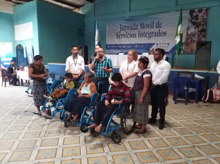 Inauguración de Jornada Móvil de Servicios Integrados en el municipio de Jacaltenango del Departamento de Huehuetenango