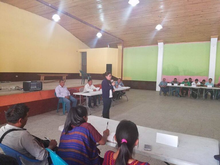 PARTICIPACIÓN Y ASISTENCIA TÉCNICA AL COMUDE DEL MUNICIPIO DE COLOTENANGO Y HUEHUETENANGO