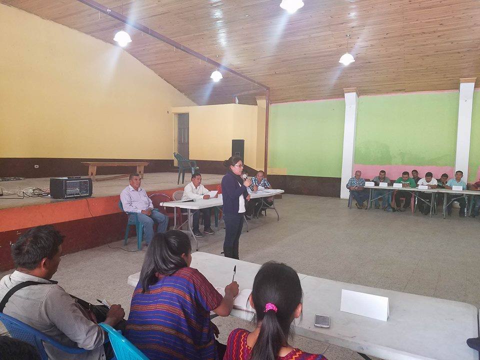 PARTICIPACIÓN Y ASISTENCIA TÉCNICA AL COMUDE DEL MUNICIPIO DE COLOTENANGO Y HUEHUETENANGO