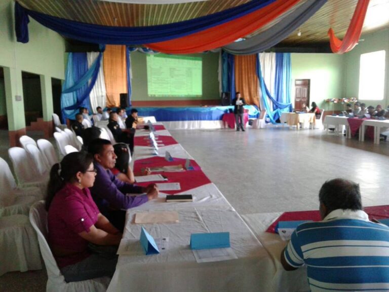 Participación al COMUDE del municipio de Zacualpa, Quiché.