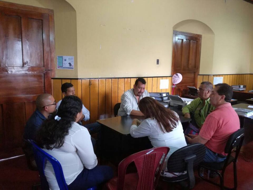 REUNIÓN DE TRABAJO CON ALCALDES MUNICIPALES DEL DEPARTAMENTO DE HUEHUETENANGO