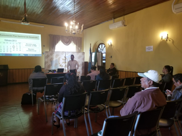 Taller de capacitación sobre Plan Nacional de Gobierno Katun 2032