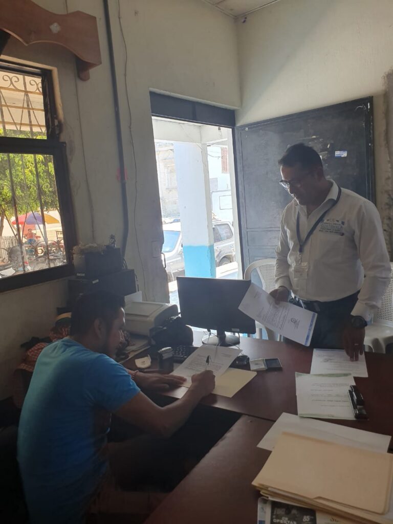 Visita de Fortalecimiento a Municipalidad de San Andrés Sajcabajá, Quiché