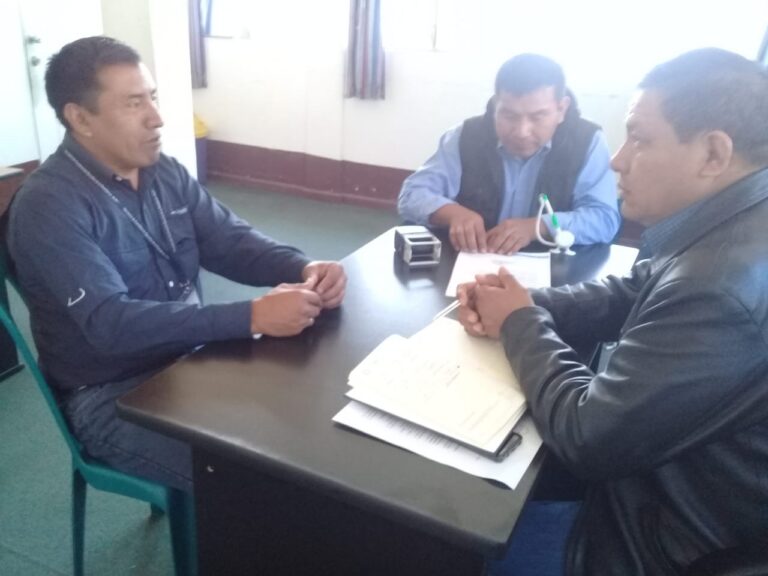 visita a la municipalidad de Chajul